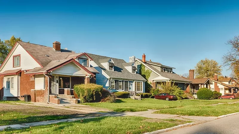 Homes in Highland Park.