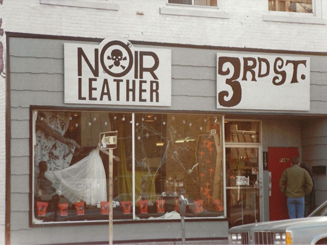 The original Noir Leather store.