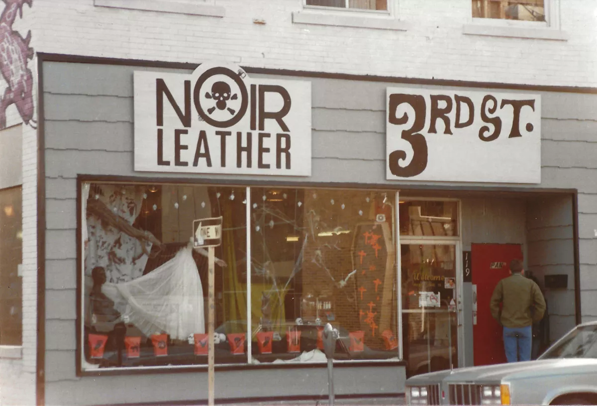 The original Noir Leather store.