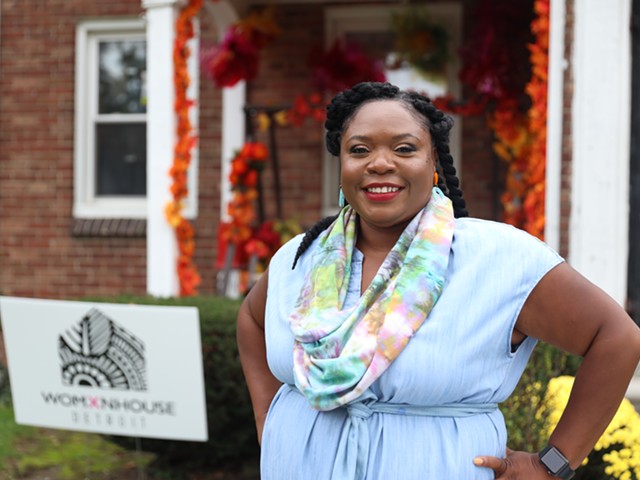 Asia Hamilton, founder of Norwest Gallery of Art and the Womxnhouse Detroit artist residency.