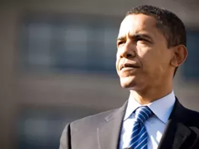 Image: Obama's moment
