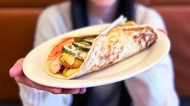 Image: Olga’s Kitchen teams up with McClure’s for Shrimp Po’Boy