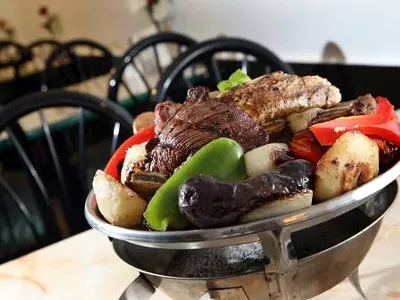 A parrillada from Parrilladas Patagonia in Detroit.
