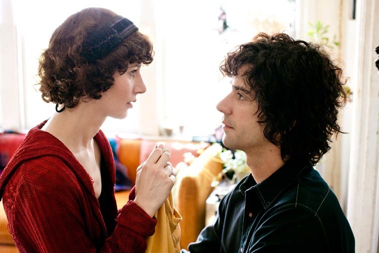 Pet parenthood: Hamish Linklater and Miranda July in The - Future.