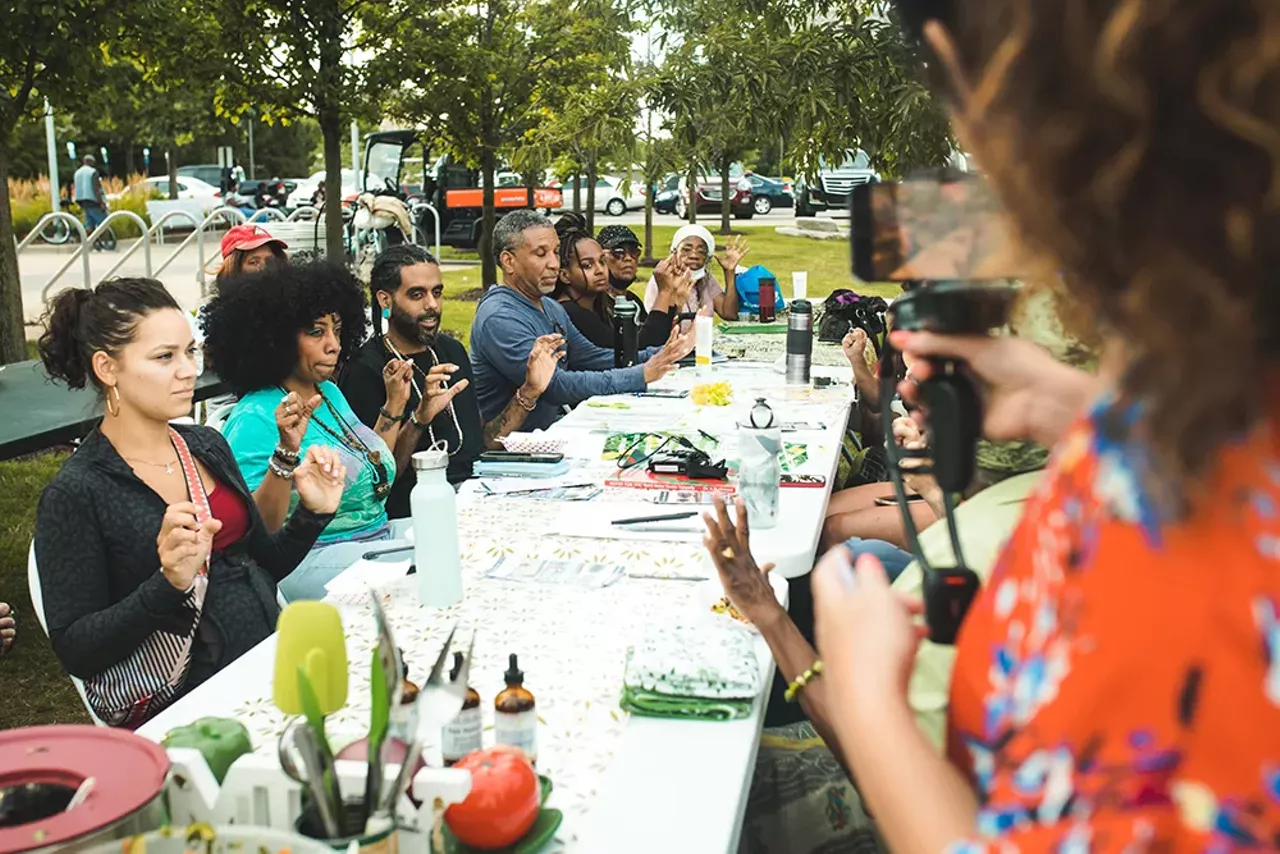 Image: Photos from an‘Herbal Walk &amp; Talk’ tour in Detroit and an herbal medicine class in Hamtramck