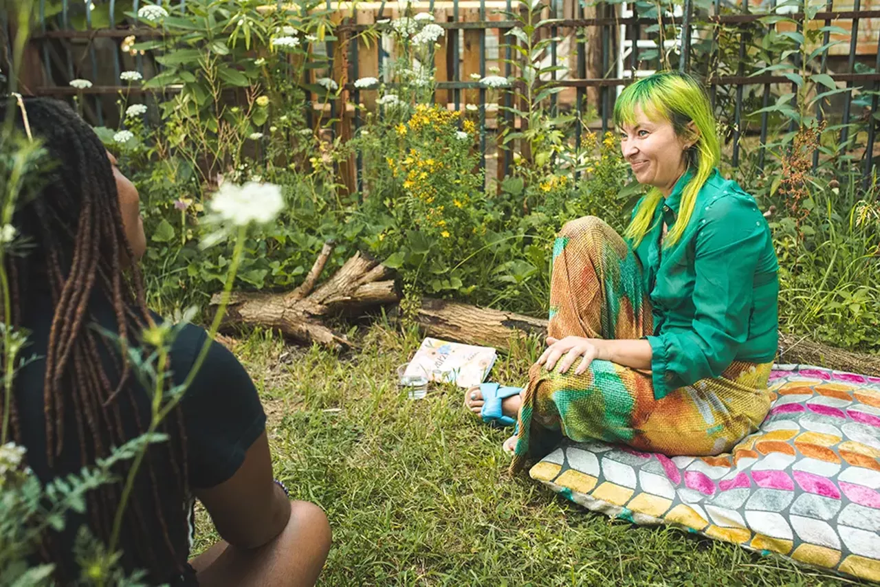 Image: Photos from an‘Herbal Walk &amp; Talk’ tour in Detroit and an herbal medicine class in Hamtramck