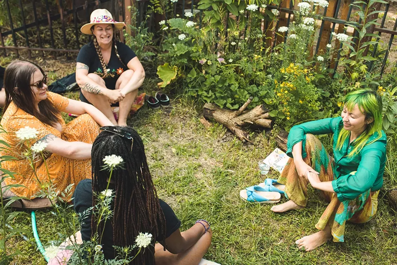 Image: Photos from an‘Herbal Walk &amp; Talk’ tour in Detroit and an herbal medicine class in Hamtramck