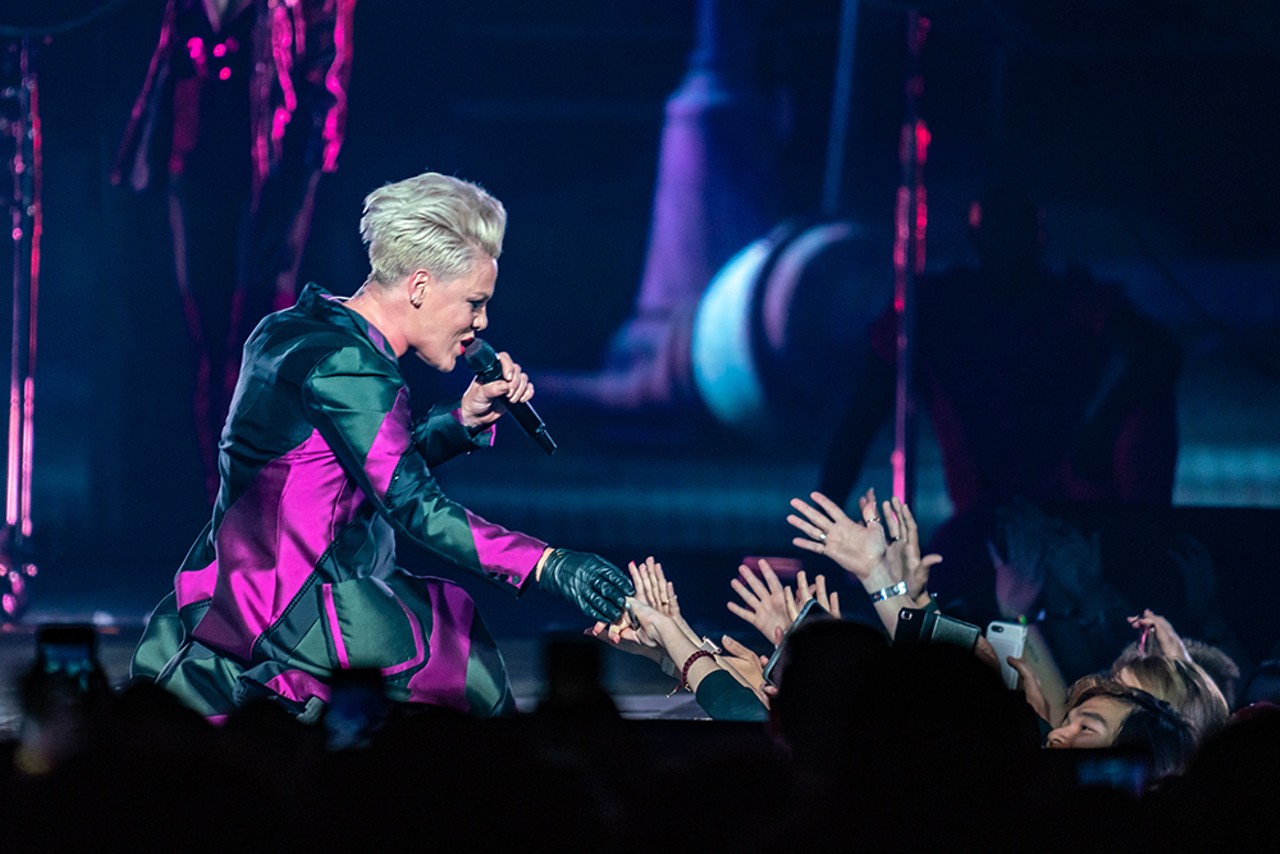 Photos from P!nk's Detroit concert on Saturday