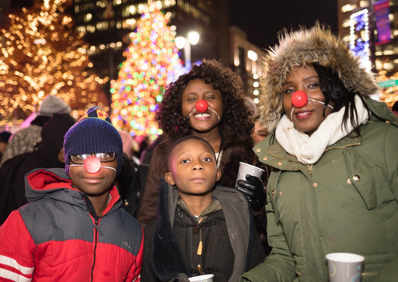 Photos from the Detroit Christmas Tree Lighting in Campus Martius