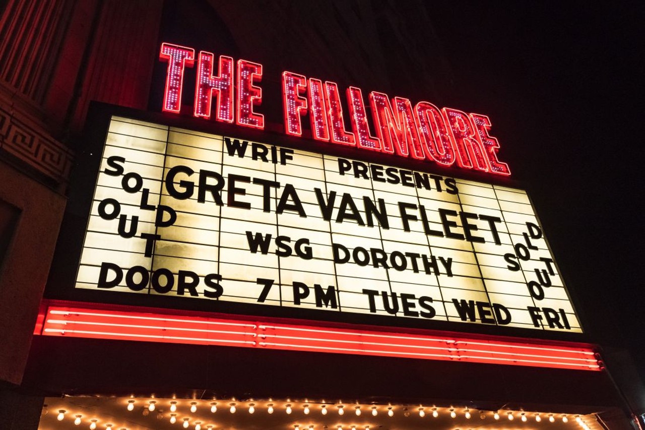 Photos from the first of Greta Van Fleet's three sold-out Fillmore Detroit shows