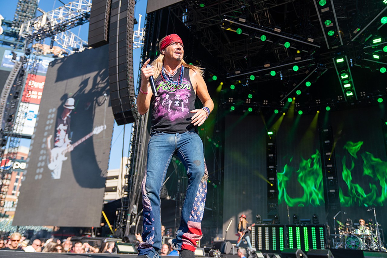 Photos from the Mötley Crüe, Def Leppard, Poison, and Joan Jett concert at Detroit’s Comerica Park