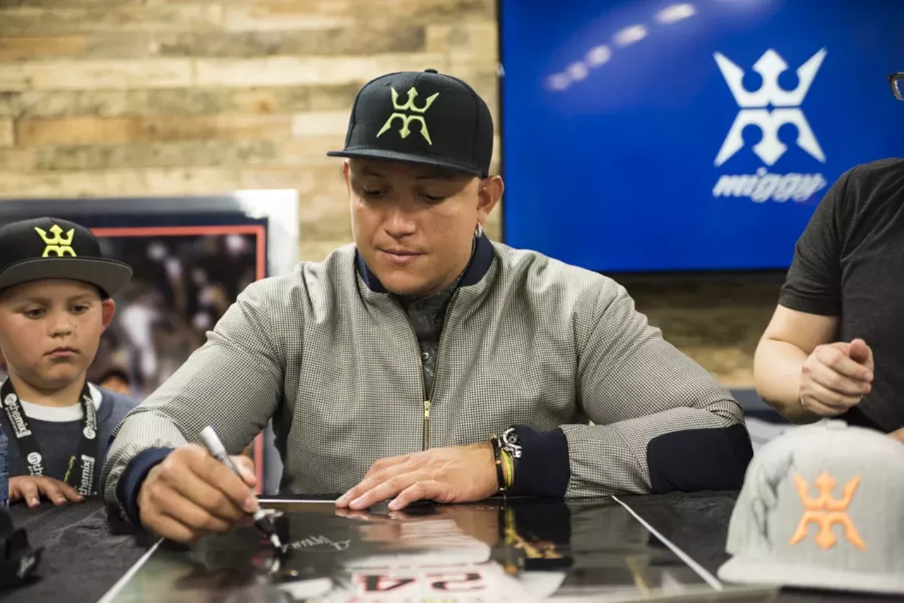 Image: PHOTOS: Miguel Cabrera's " Miggy Hat" launch at Second Story
