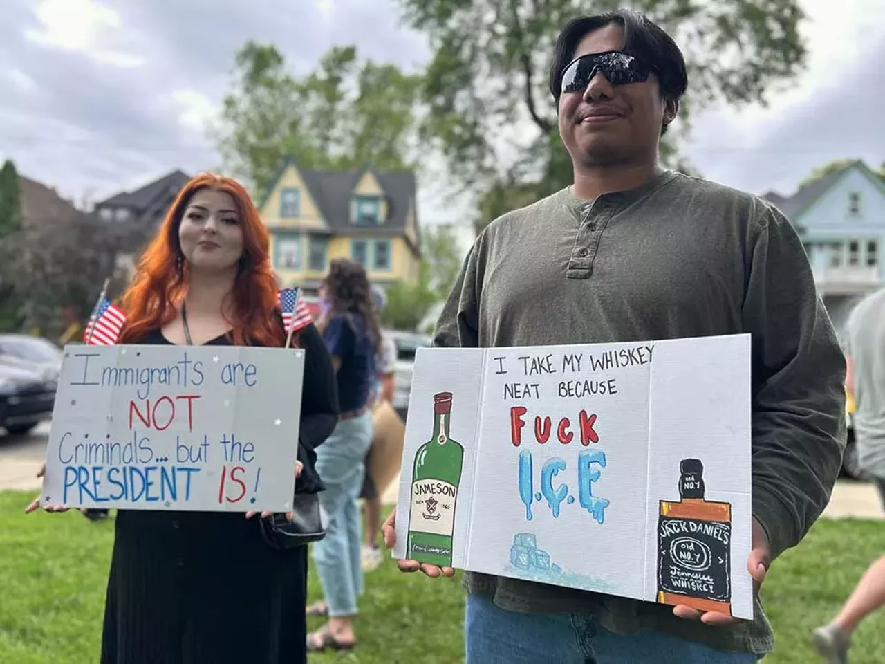 Image: Photos show powerful turnout at Detroit ‘No Kings’ protest against Trump