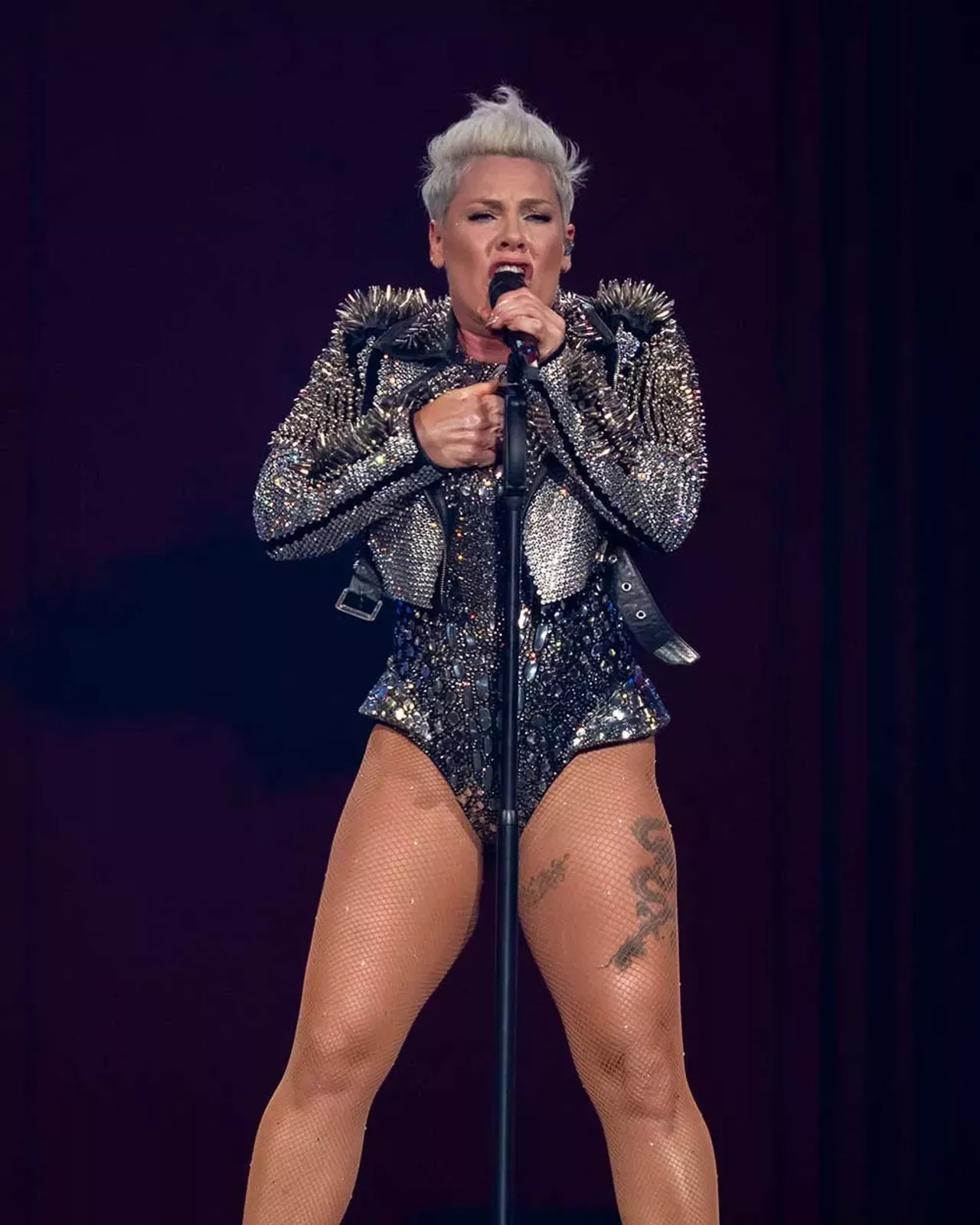 Image: Pink soars in Detroit with two back-to-back shows at Little Caesars Arena