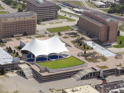Image: Pontiac residents, business owners, want to save the Phoenix Center, a well-known Pontiac ampitheater and parking structure