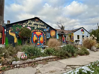 The Psychedelic Healing Shack on Woodward in Detroit was shut down after the owner allegedly sold psilocybin mushrooms to an undercover cop.