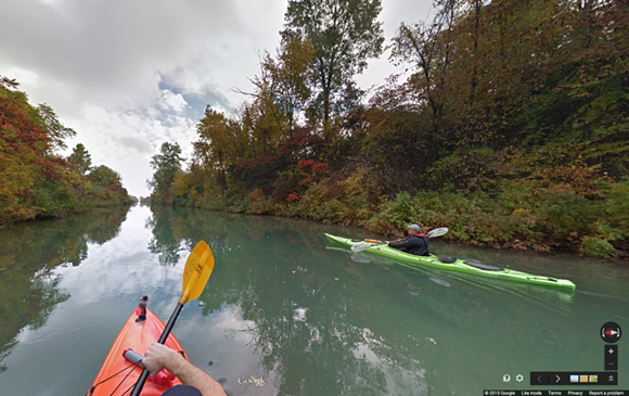 Island Loop Route National Water Trail - Via Google Trekker