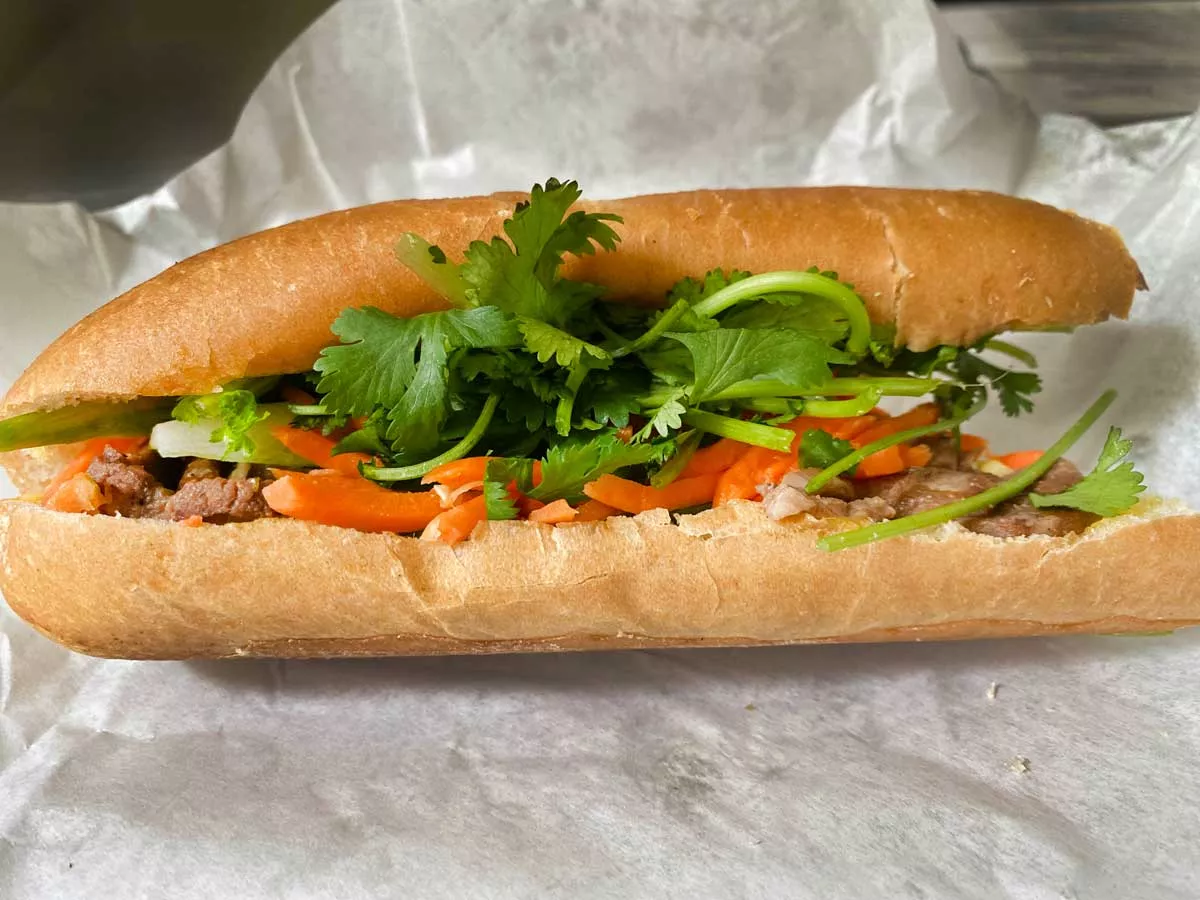 Image: Quán Ngon’s bánh mì is superb.