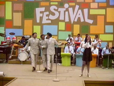 Gladys Knight & the Pips sing “I Heard It Through the Grapevine” at the 1969 Harlem Cultural Festival.