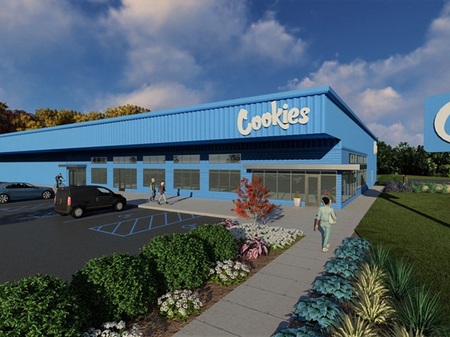 A rendering of the new 3,000-square-foot Cookies dispensary slated to open in Grand Rapids.