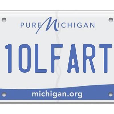 Rejected Michigan license plates from 2022 and earlier [NSFW]
