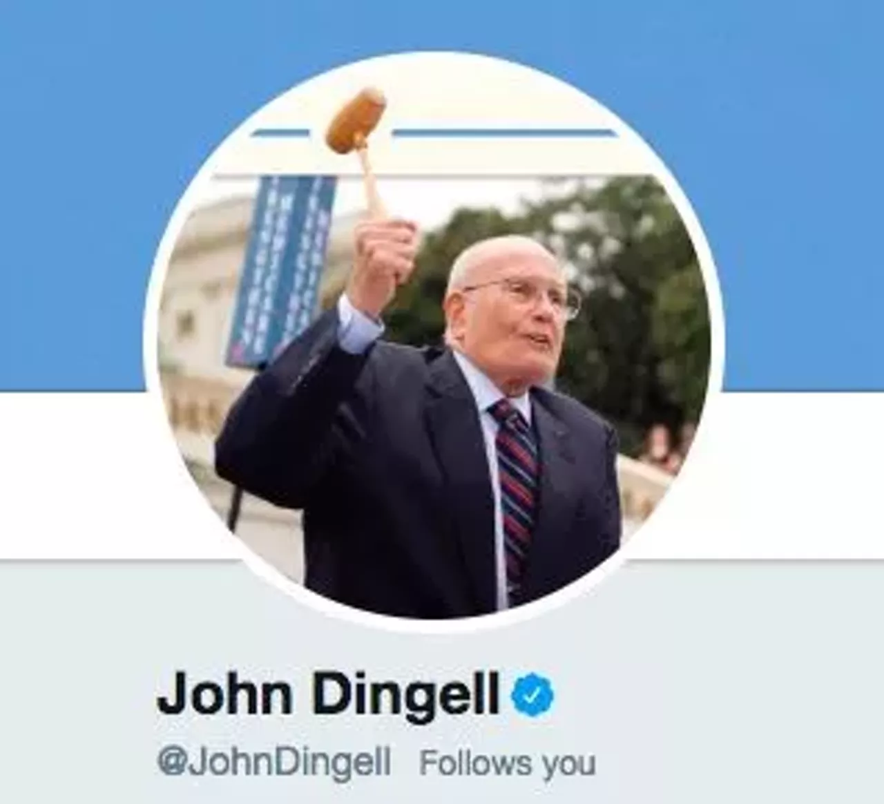 Image: Remembering the Twitter legacy of former Michigan Rep. John Dingell