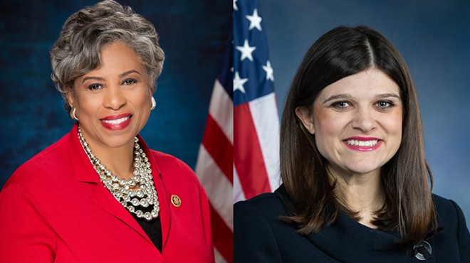 U.S. Reps. Brenda Lawrence (left) and Haley Stevens.