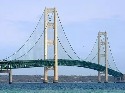 The Line 5 pipeline sends oil and natural gas liquid through the Straits of Mackinac.