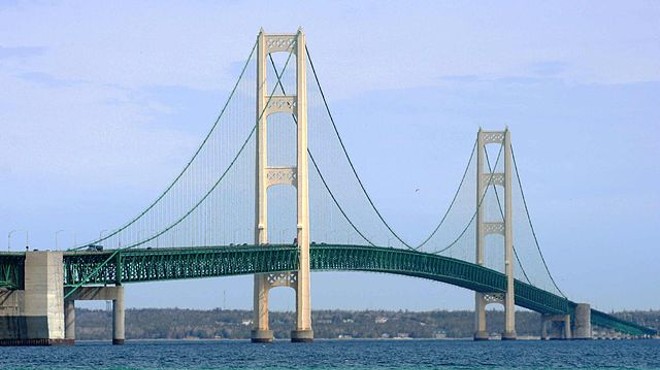 The Line 5 pipeline sends oil and natural gas liquid through the Straits of Mackinac.