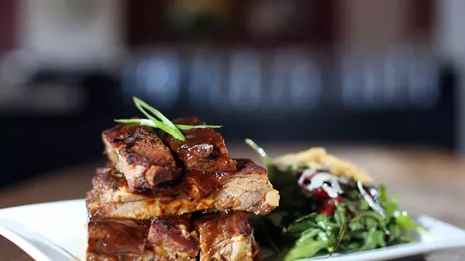 Half slab of ribs from Craft Work in Detroit.
