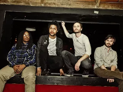 Quickly now (from left): Zenas Jackson, Justin Walker, Jamie Bernstein, Derek Szubeczak.