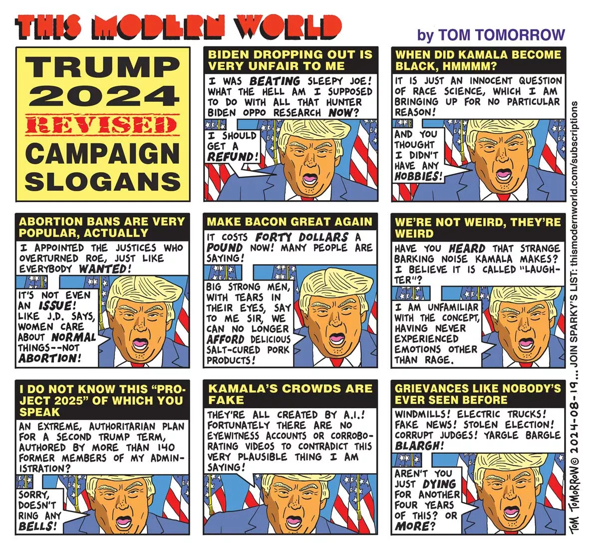 Image: Revised slogans