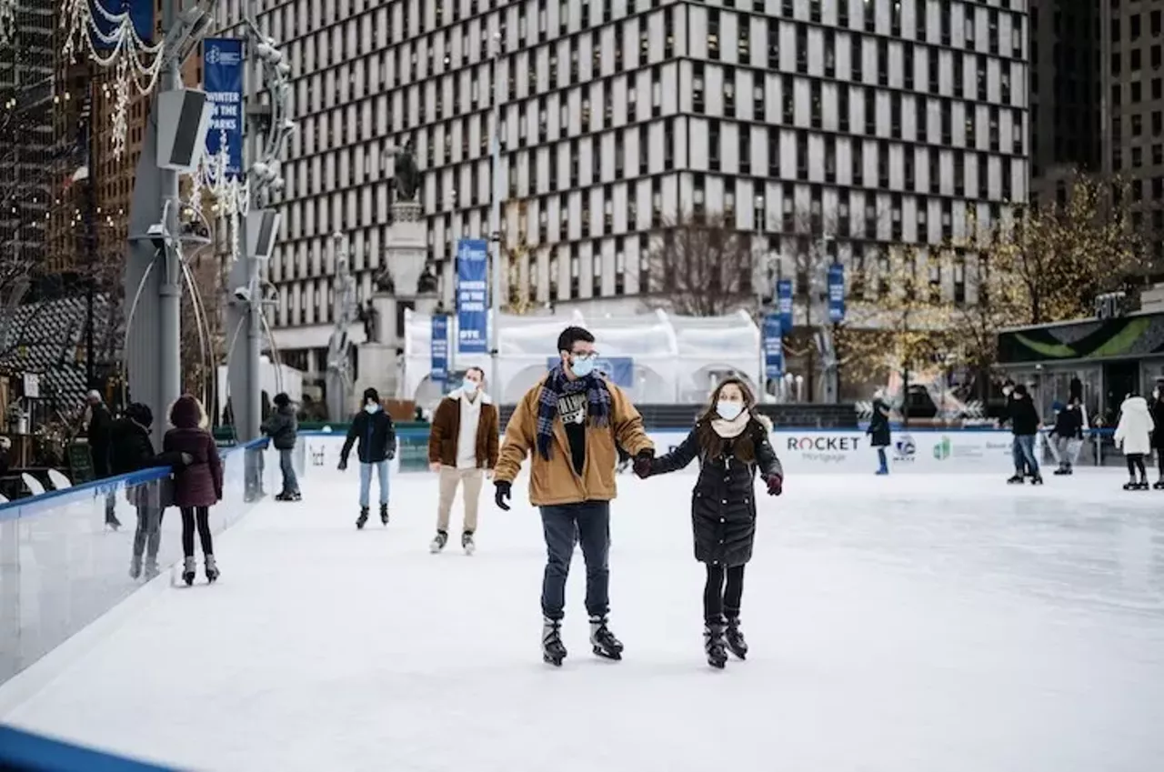 Ice skate in Campus Martius Park Is it even a Detroit holiday season without a spin around the rink in Campus Martius? The rink is open for skating now through March. For hours and pricing, see downtowndetroitparks.com.