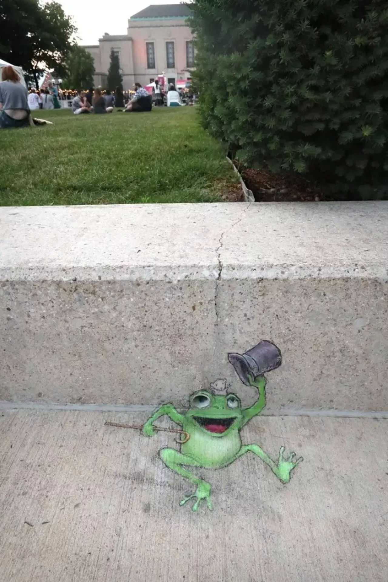 Image: See all of the adorable 3D chalk art made by this Michigan artist