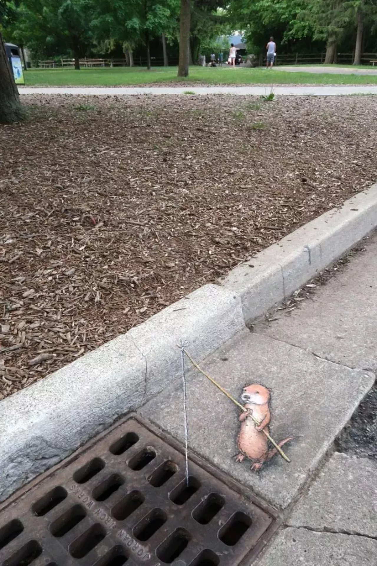 Image: See all of the adorable 3D chalk art made by this Michigan artist