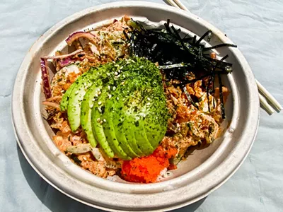 Spicy tuna bowl.