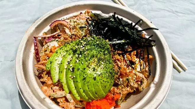 Spicy tuna bowl.