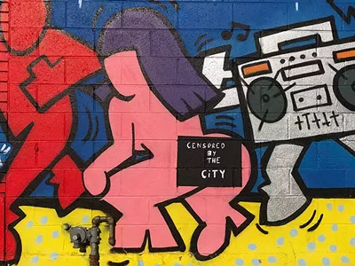 Image: Sheefy McFly mural in Detroit 'censored' following complaint (2)