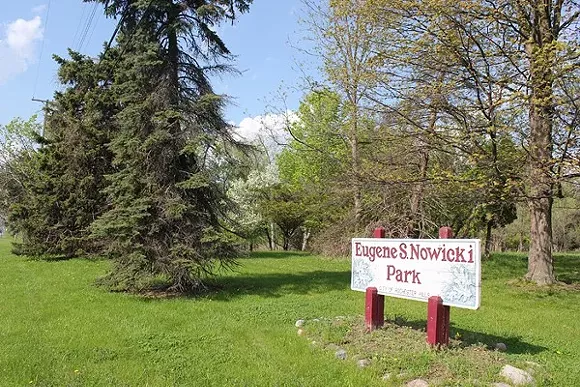 Eugene S. Nowicki Park is one of three pieces of land owned by Rochester Hills, which leased its mineral rights to an oil and gas exploration company last year. - Courtesy of Don’t Drill the Hills