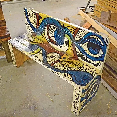 Image: Shop Talk: Sit on It Detroit makes bus benches, table tops, bars, and more