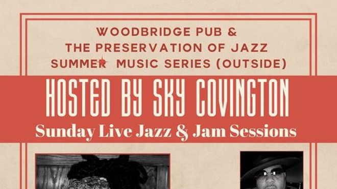 Sky Covington's Sunday Night Jam Sessions every Sunday with band Club Crescendo