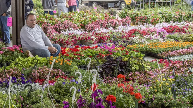 Flower Day is back in Detroit’s Eastern Market.