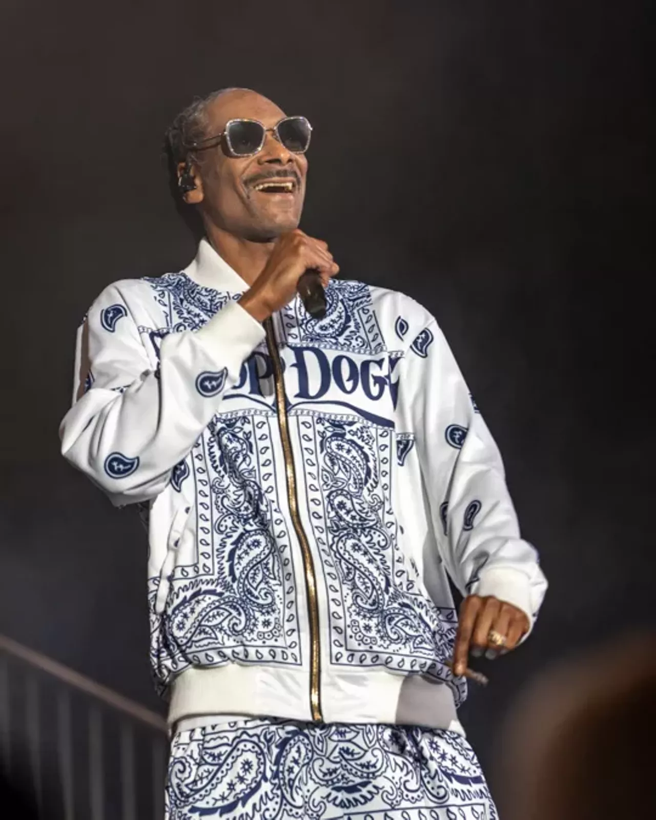 Image: Snoop Dogg and fans lit up Pine Knob