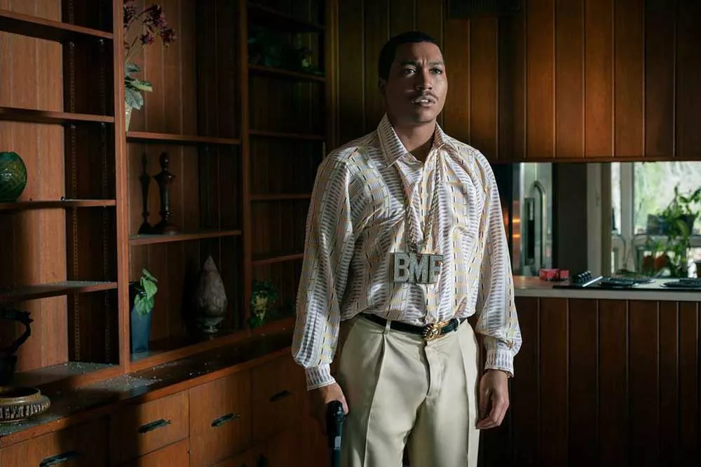Demetrius “Lil Meech” Flenory Jr. returns in his starring role playing his father “Big Meech” Flenory in BMF.