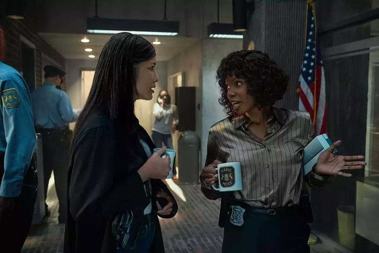 Kelly Hu as “Detective Jin” and Morgan Alexandria as “Detective Emberson.”