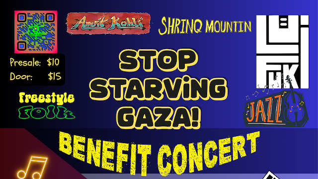 Image: Stop Starving Gaza Benefit Concert with Amrit Kohli & Friends