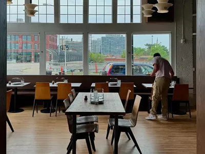 The interior of Supino’s Eastern Market location has been renovated.