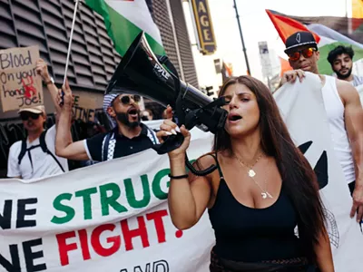 Palestinian activist Lexis Zeidan.