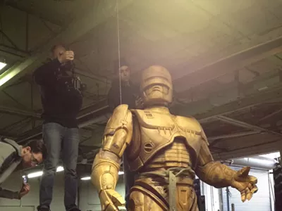 Image: Take a Look at Detroit's RoboCop Statue