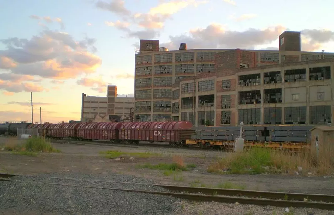 Boat Yard The Russell Industrial Complex served as several locations in different parts of the movie, appearing as a burning Mexico City factory as well as the boat yard setting of an obligatory Batmobile chase scene. (Photo Credit: No Body Atoll on Flickr)